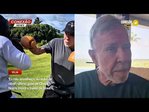 Vídeo: 'Eu não envelheço, eu subo de nível': último post de Chuck Norris mostra treino de boxe.