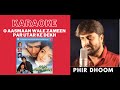 o Aasmaan Wale Zameen Par Utar Ke Dekh ( Aaja Meri Jaan Movie ) Karaoke With Scrolling Lyrics