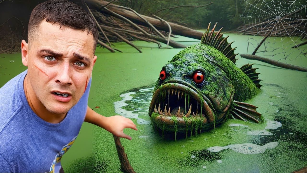 I Found A Haunted Pond With Giant Swamp Monsters…