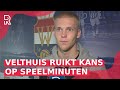VELTHUIS denkt aan SPEELTIJD in EREDIVISIE bij afwezigheid EERDHUIJZEN bij SPARTA