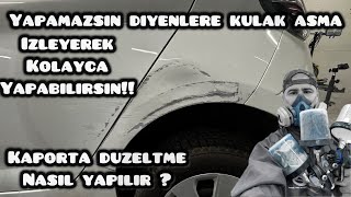 İZLEYEREK KOLAYCA YAPABİLİRSİN !! KAPORTA DÜZELTME NASIL YAPILIR ?