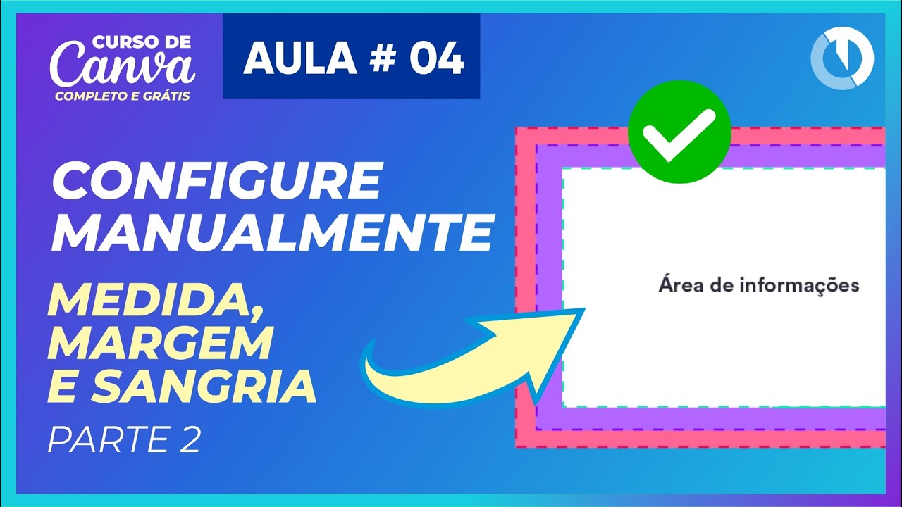 Como criar um modelo com medidas, sangria e margem personalizadas manualmente no Canva