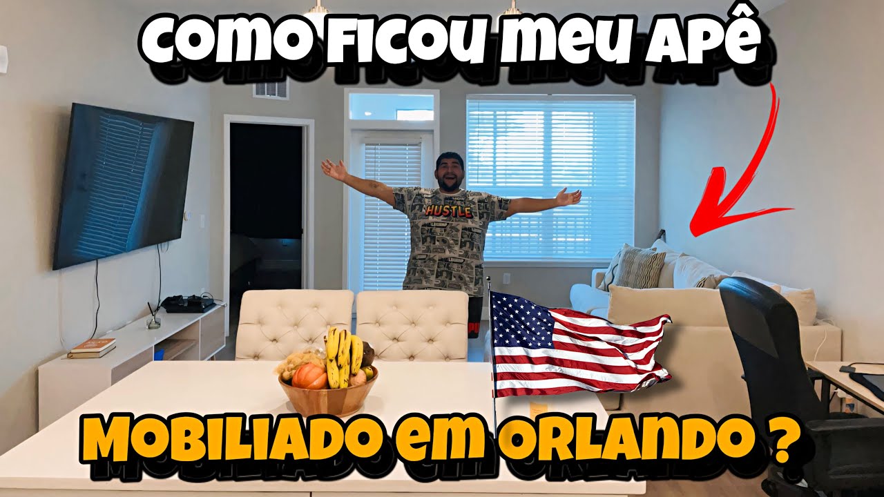 QUANTO GASTEI PARA MOBILIAR MEU APÊ DE 1 QUARTO NOS EUA? VEJA COMO FICOU…