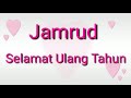 Jamrud Selamat Ulang Tahun Lirik