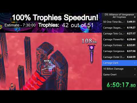 Disgaea 5 PC - Quick Carnage Dark + 10 Billion Damage Achievements