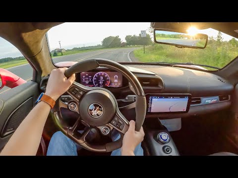 2022 Maserati MC20 - POV Evening Drive (Binaural Audio)