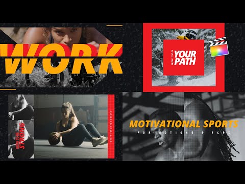 Motivational Sports Modular Template for Apple Motion & FCPX - MotionVFX