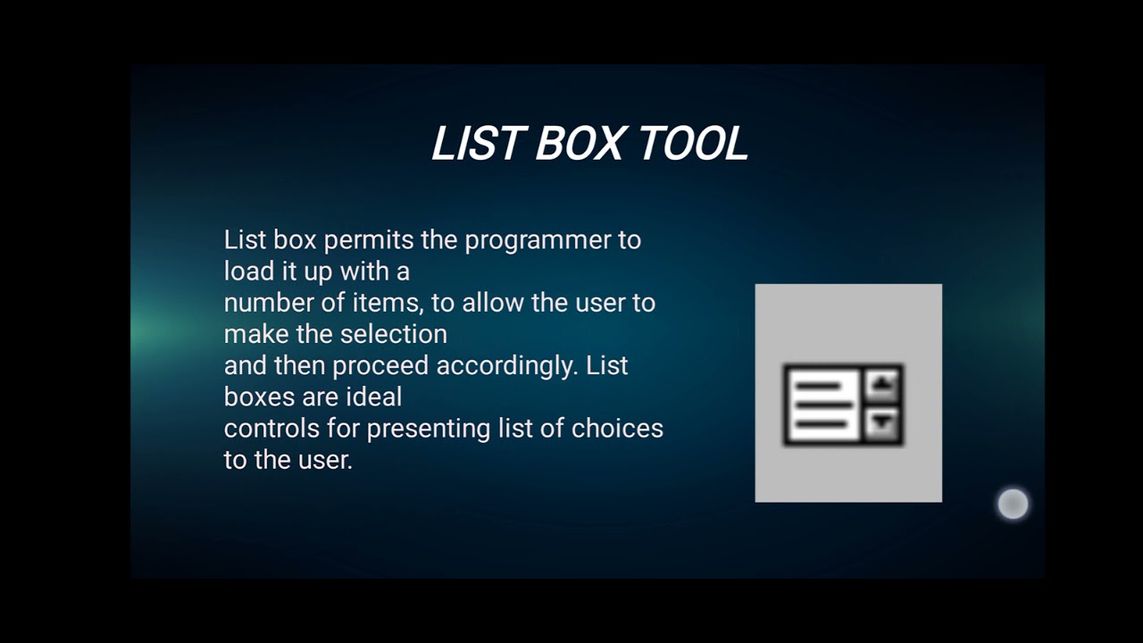 Toolbox in visual basic