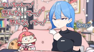 【手描き】すいちゃんがキレる合図に、敏感に反応する赤ちゃん【さくらみこ/星街すいせい/ホロライブ切り抜き】
