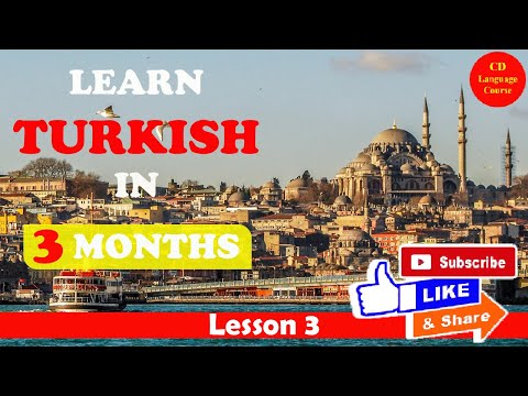 CD1: Learn Turkish in 3 Months - Lesson 3