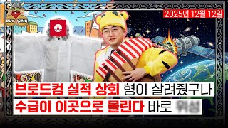 브로드컴 실적 상회 형이 살려줬구나ㅣ수급이 이곳으로 몰린다 바로 위성