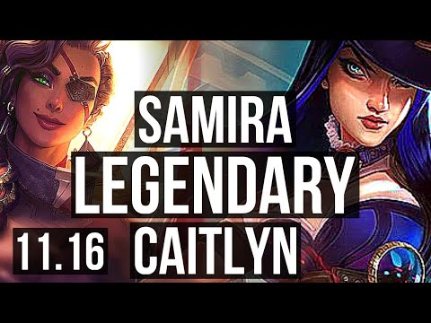 SAMIRA & Blitzcrank vs CAITLYN & Karma (ADC) | 17/1/3, Legendary, 400+ games | EUW Diamond | v11.16