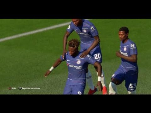 Gol de Tammy Abraham Manchester United 2 Chelsea 4 English Premier League Fecha 35 FIFA 19