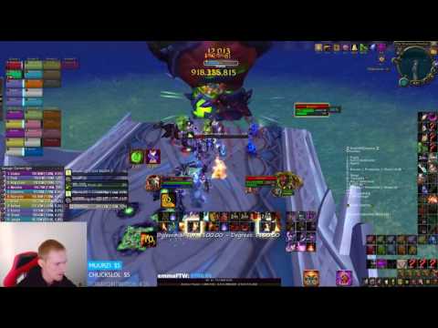 7.2.5 - Mythic Krosus GOD Pull 1.14M DPS - Fire Mage PoV