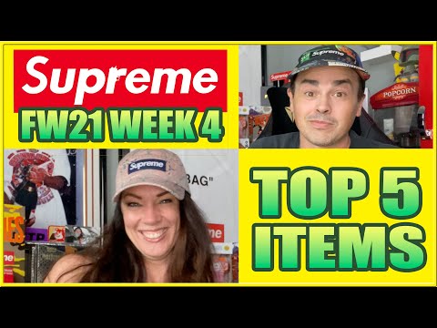 SUPREME FW21 WEEK 4 - Top Five Items! Supreme X The Crow. Plus Unboxing Supreme x Yankees Items!