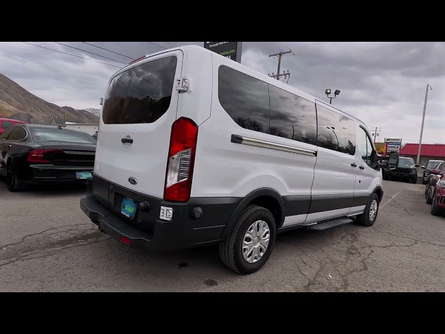 2015 FORD TRANSIT 350 WAGON PASSENGER V6, ECOBOOST, TWIN TURBO, 3.5L XLT W/LOW ROOF W/SLIDING SIDE DOOR VAN 3D