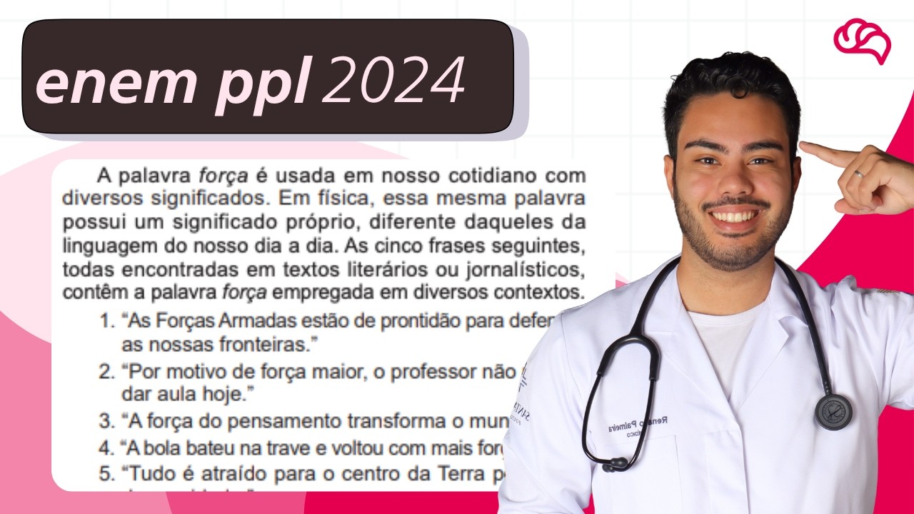 Resolução em Vídeo — Questão 133 ENEM 2024 PPL