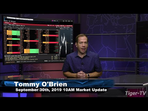 September 30th 2019, 10AM ET Market Update on TFNN