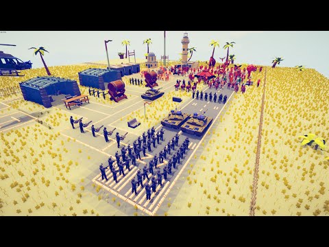 80x SWAT vs ALL FACTION - Totally Accurate Battle Simulator TABS