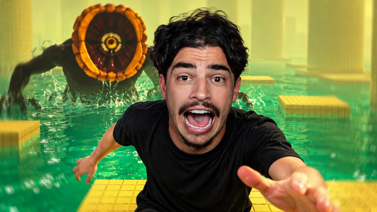 SE EU CAIR NA ÁGUA ELE ME PEGA | Roblox