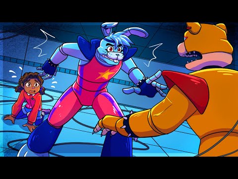 Bonnie & Cassie Escape The Ruin Pizzaplex The FINAL Chapter (FNAF Security Breach Ruin Animation)