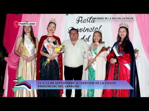 PUERTO LEONI: 11 Y 12 DE SEPTIEMBRE, 6° EDICIÓN DE LA FIESTA PROVINCIAL DEL LAPACHO