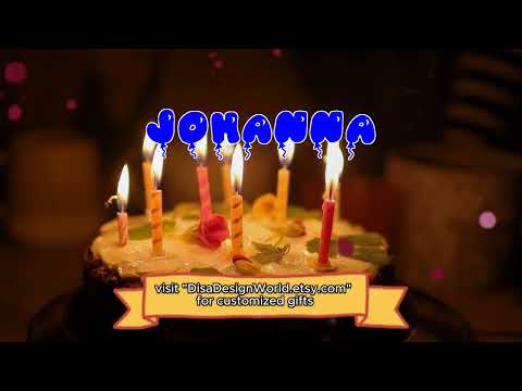 Happy Birthday JOHANNA   Happy Birthday Song   Birthday Wishes   Birthday Party