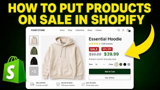 How to Put Products on Sale in Shopify (Step-by-Step)
