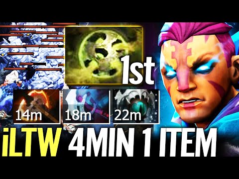 🔥 iLTW Anti Mage NEW META — 2min Orb of Corrosion 1st Item Fast Farm 4MIN 1ITEM Dota 2 Pro