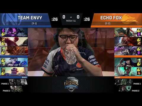NV vs FOX Highlights Game 1 | NA LCS Summer 2017 | EnvyUs vs Echo Fox