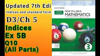 D3 math|Ch 5|Ex 5B|Q10_All_Parts|New Updated 7th Edition|New Oxford Mathematics 3|Sir Sajid Mehmood