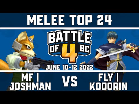 MF | Joshman vs FLY | KoDoRin - Melee Singles Top 24 - Battle of BC 4