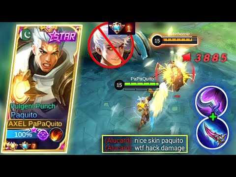 NEW STARLIGHT SKIN PAQUITO VS SUPREME ALUCARD   SIDELANE NEW SKIN PAQUITO GAMEPLAY   MLBB