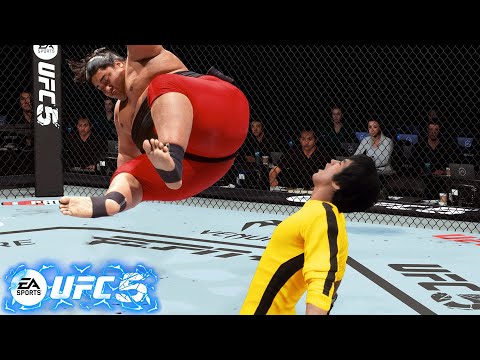 UFC5 Bruce Lee vs Yokozuna EA Sports UFC 5 PS5
