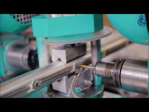 Edelstahl Rohr Bohrungen Gewinde Bohrarbeiten Geländer Pfosten V2A