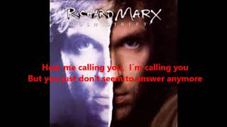Calling You - Richard Marx - Karaoke