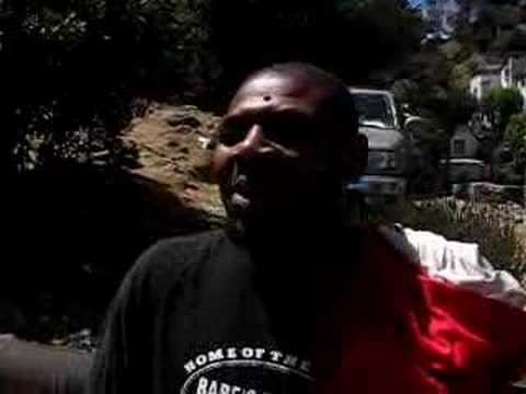 DLabrie and Shamako Noble chop it up in The Hollywood Hills