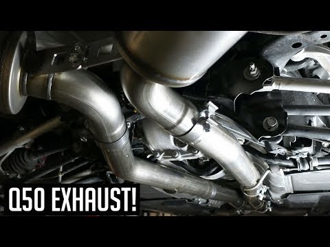 Infiniti Q50 3.0T MBRP Exhaust Review & Install DIY!