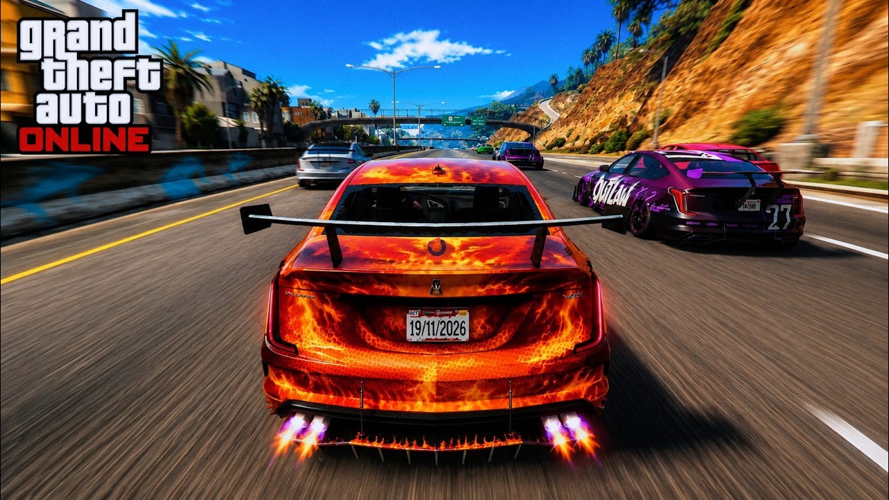 MI PRIMERA CARRERA CON EL COCHE MAS LOCO DE GTA 5 ONLINE