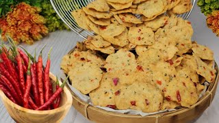 Download lagu RESEP KERIPIK BAWANG CABAI : : PANTESAN JADI AYAM, LEZAT, HARUM DAN GURIH mp3