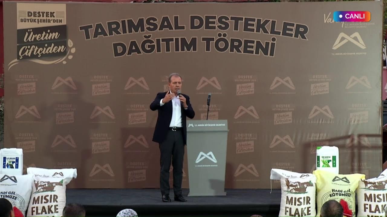 Destek Büyükşehir’den Üretim Çiftçiden |  #Canlı