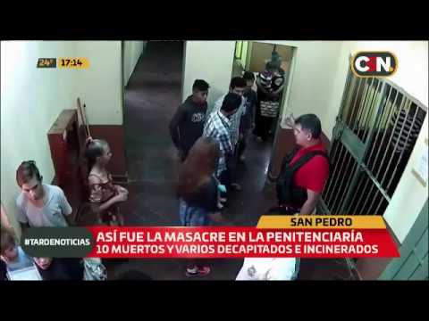 This was the massacre at the San Pedro penitentiary.