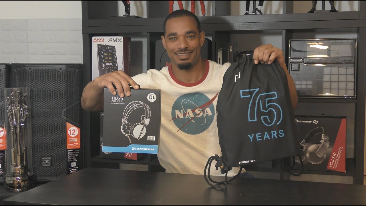 video Tai nghe DJ Sennheinser HD 25 Limited Edition chính hãng 0
