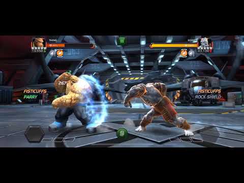 5/65 The Thing variant chapter 3.3. Buffet Korg. Marvel contest of champions