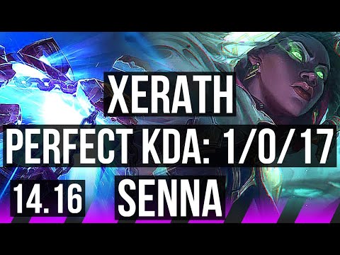 XERATH & Jhin vs SENNA & Miss Fortune (SUP) | 1/0/17 | EUW Diamond | 14.16