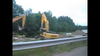 Autoroute 15 closed due to heavy rain