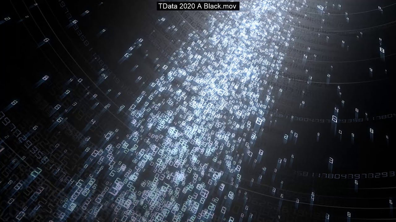 Cloud Server Big Data AI Stream Digital Network Technology concept A Black merged