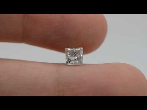 8P110J5A12 Princess 0.96 Carat G Color SI2 Natural loose diamond certified by EGL