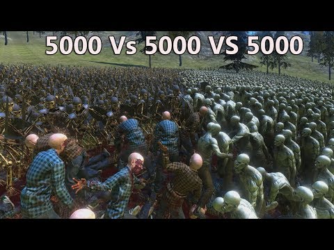 Ultimate Epic Battle Simulator 5000 Zombie Vs 5000 Runner Zombie Vs 5000 Skeleton Warrior