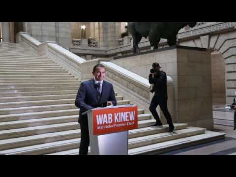 Premier-elect of Manitoba Wab Kinew speaks to reporters | APTN News